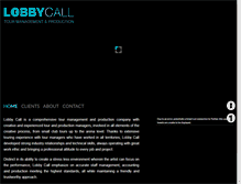 Tablet Screenshot of lobbycall.com